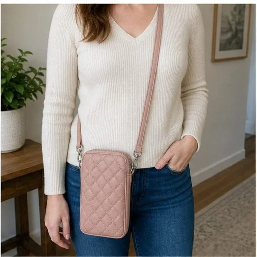 Merlot Canvas Crossbody Bag